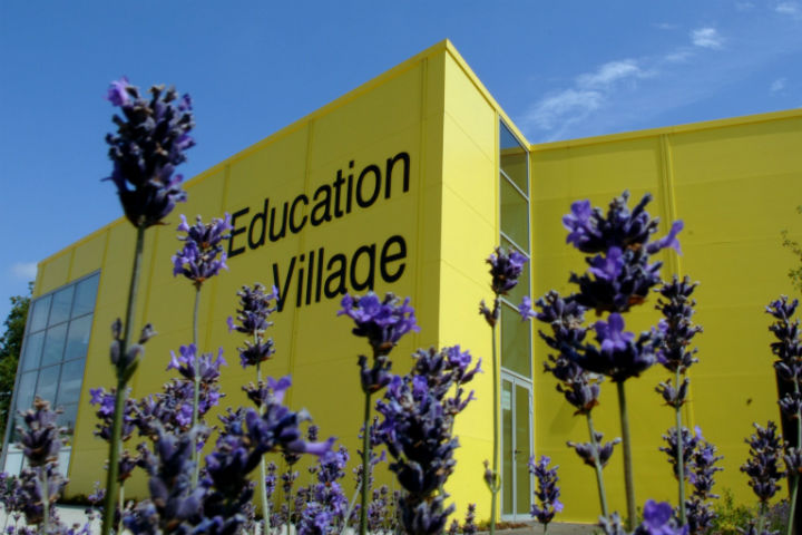 Outside photo of the Education Village